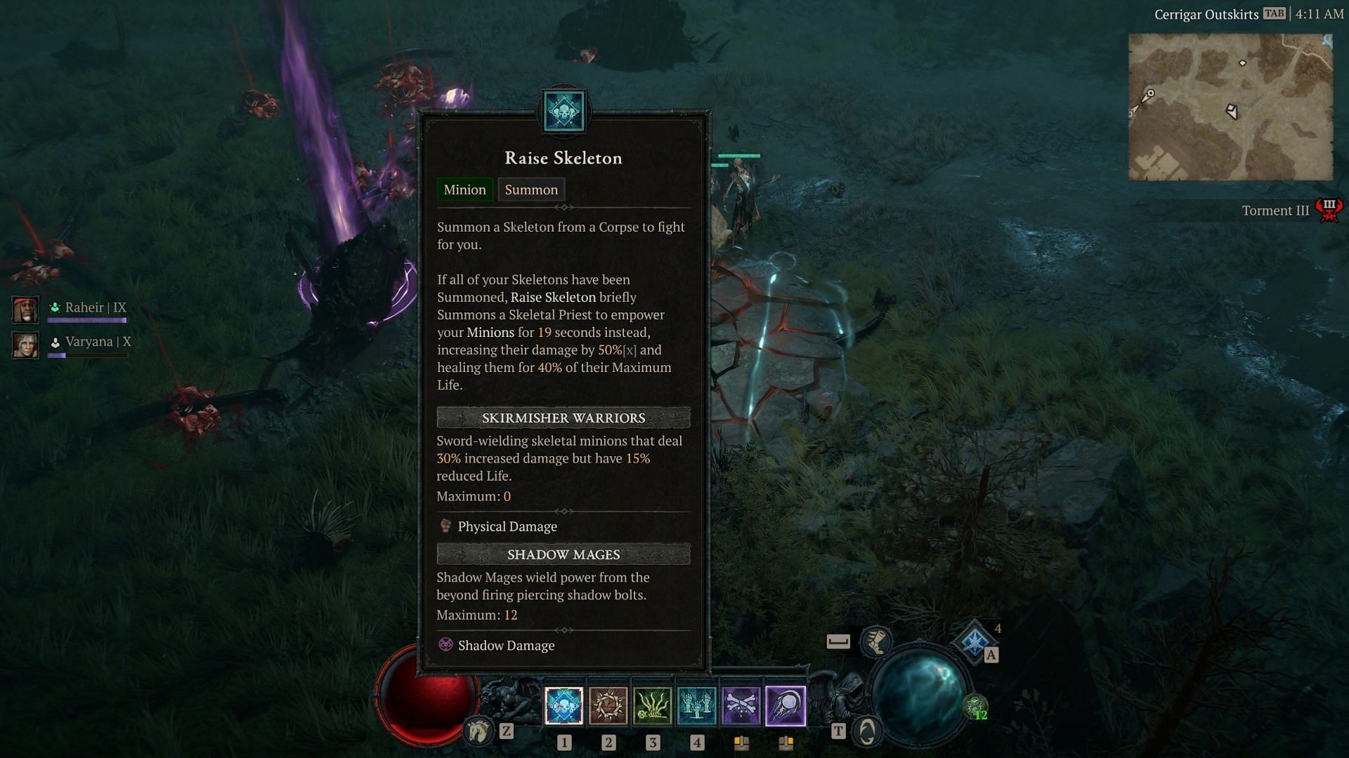 Simply summoning an extra skeleton when you're at your max will net you a Priest (Image via Blizzard Entertainment)